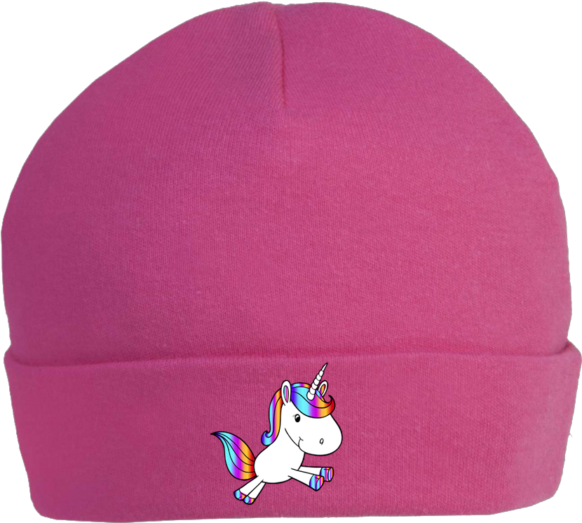 Pink Unicorn Beanie Hat