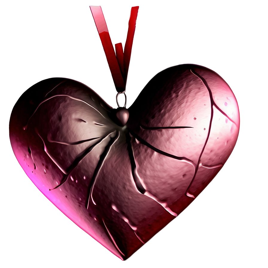 Pink Valentine Heart Png 71