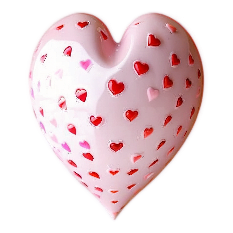 Pink Valentine Heart Png 84