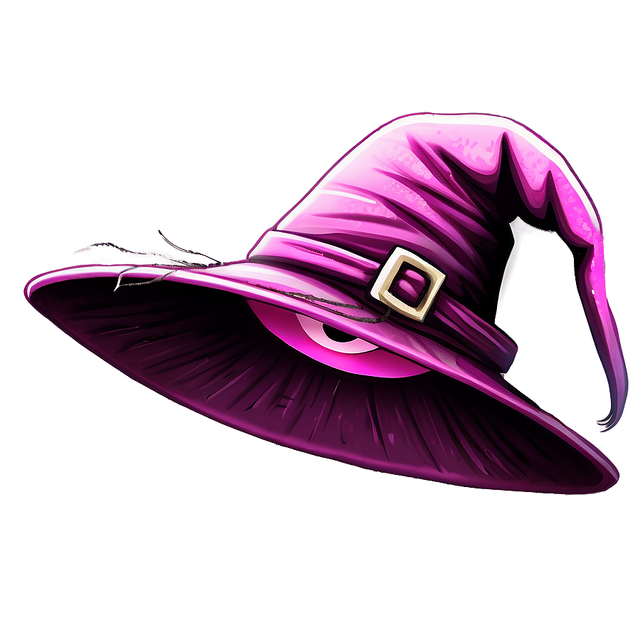 Pink Witch Hat Png 05062024