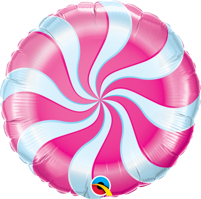 Pinkand Blue Swirl Balloon