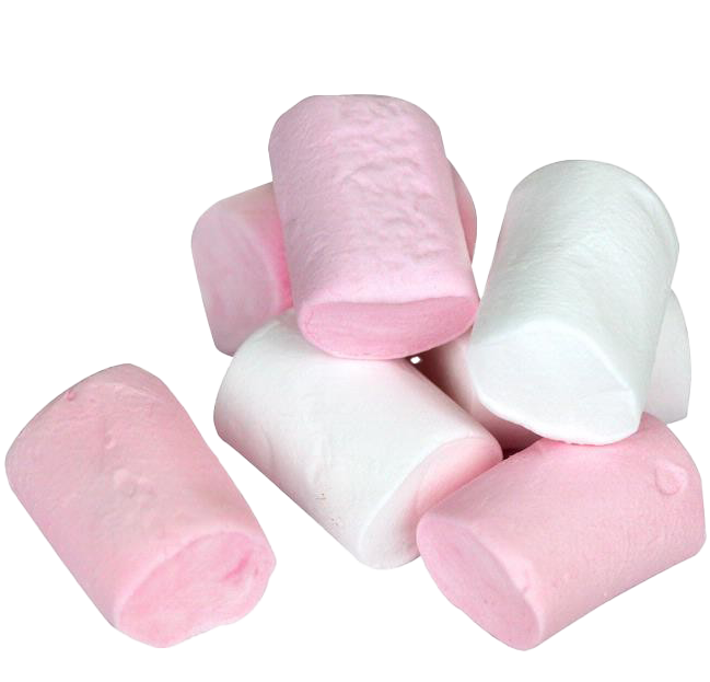 Pinkand White Marshmallows