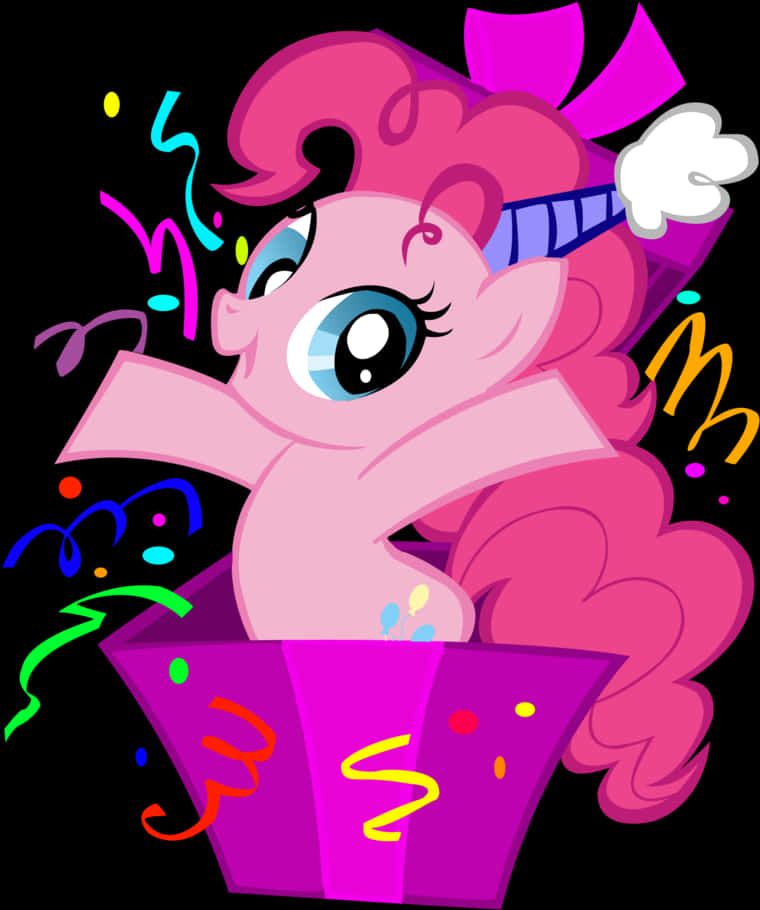 Pinkie Pie Celebration Vector