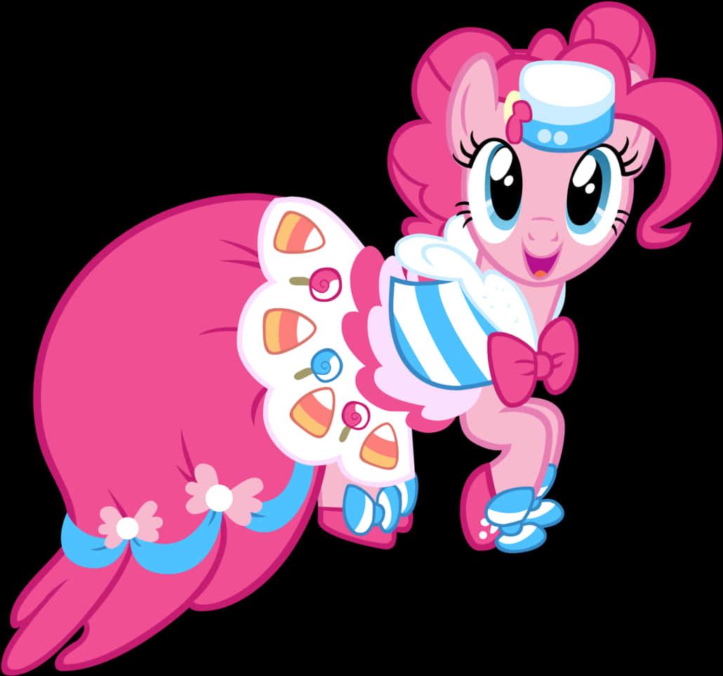 Pinkie Pie Nurse Outfit Vector