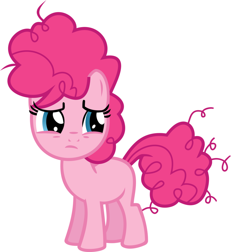 Pinkie_ Pie_ Sad_ Expression_ Vector