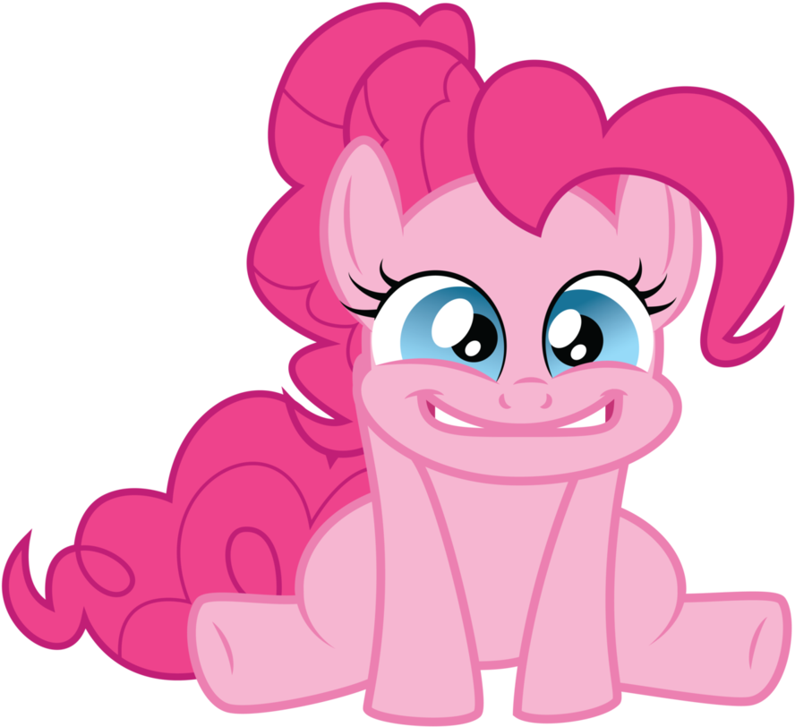 Pinkie Pie Smiling Cartoon Character