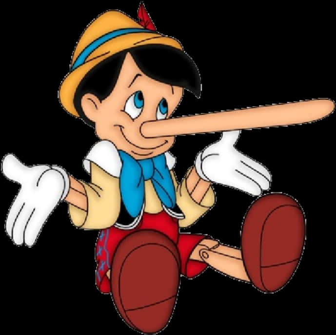 Pinocchio Long Nose Cartoon