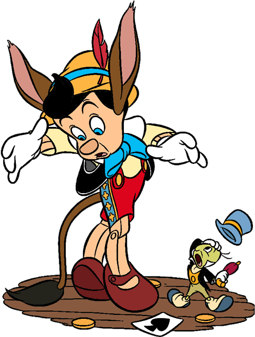 Pinocchioand Jiminy Cricket Illustration