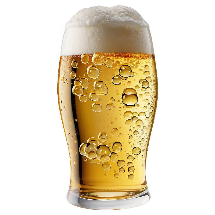 Pint Glass With Beer Bubbles Png Tty79