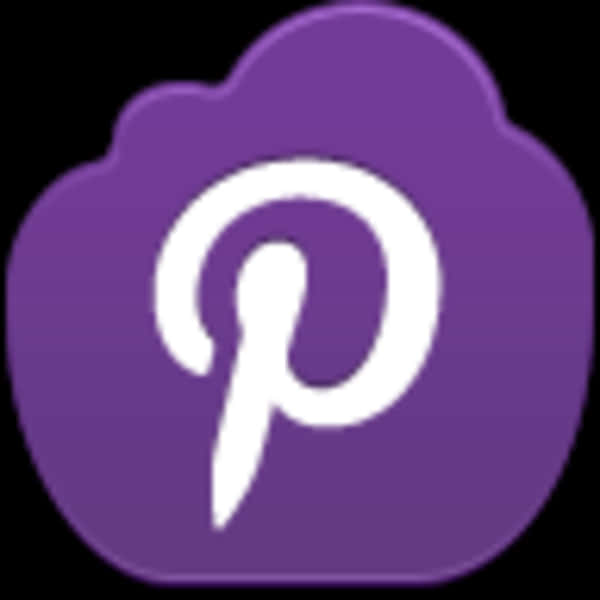 Pinterest Logo Purple Background