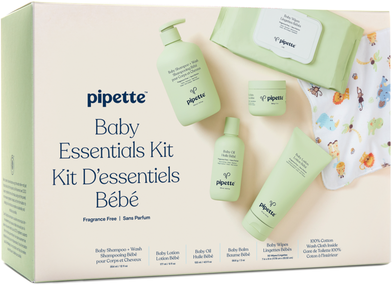 Pipette Baby Essentials Kit Packaging