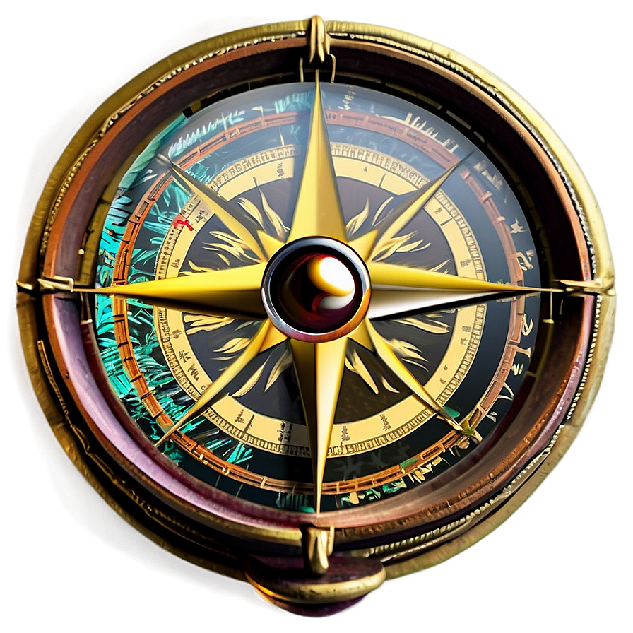 Pirate Compass And Map Png 39