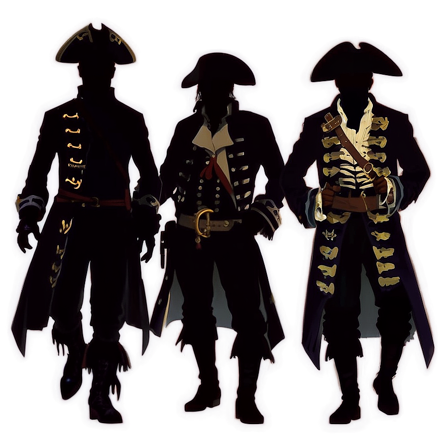 Pirate Crew Silhouette Png 58