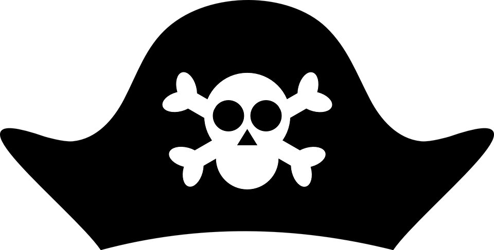 Pirate Hat Skulland Crossbones Icon