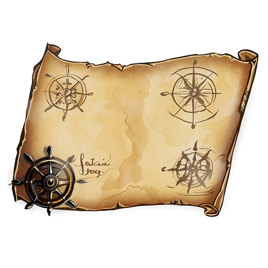 Pirate Map Png 05242024