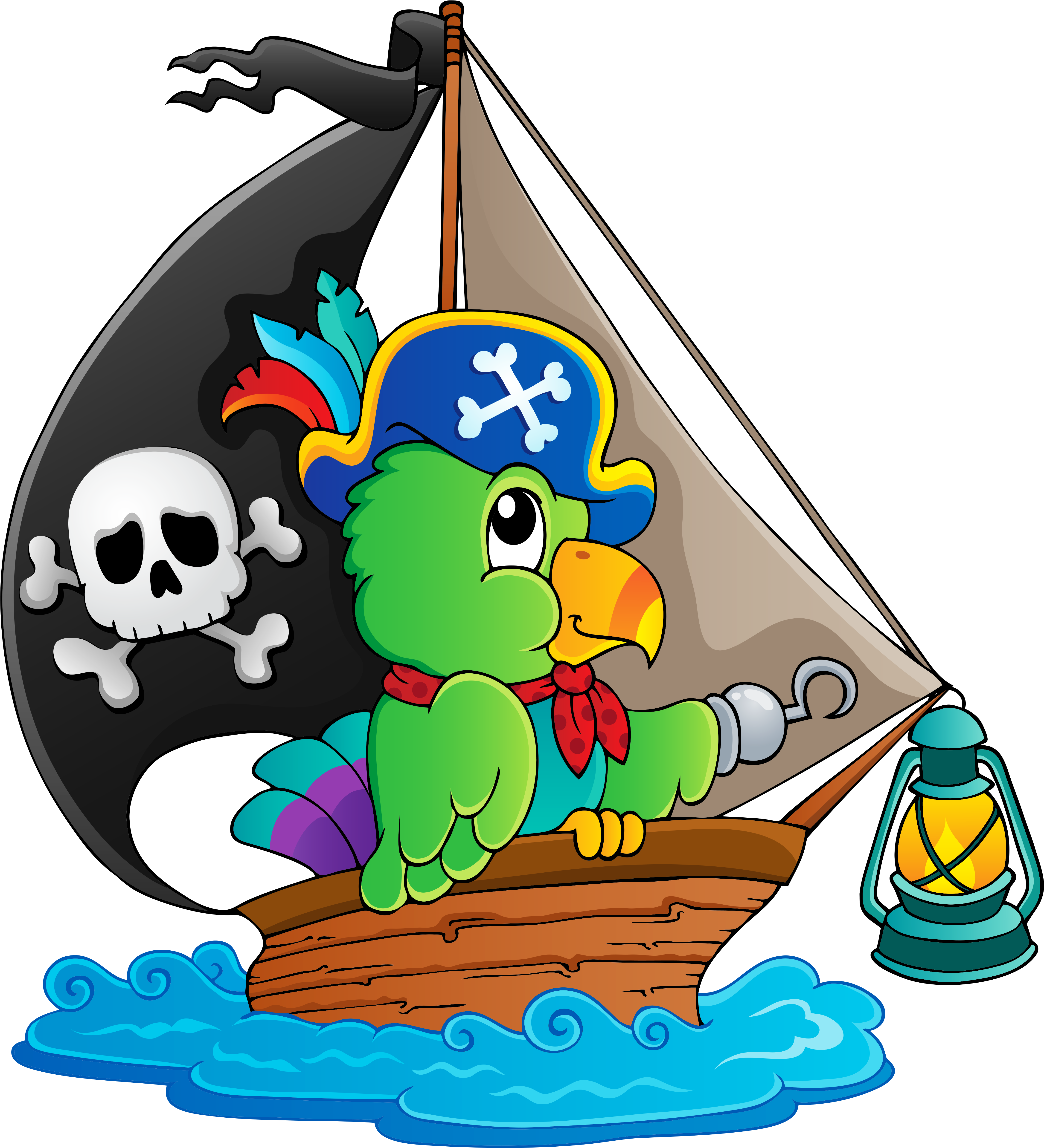 Pirate Parroton Raft