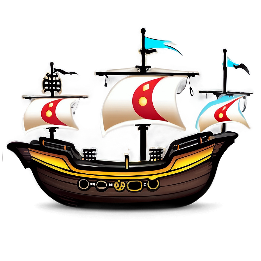 Pirate Ship Boat Png 05042024