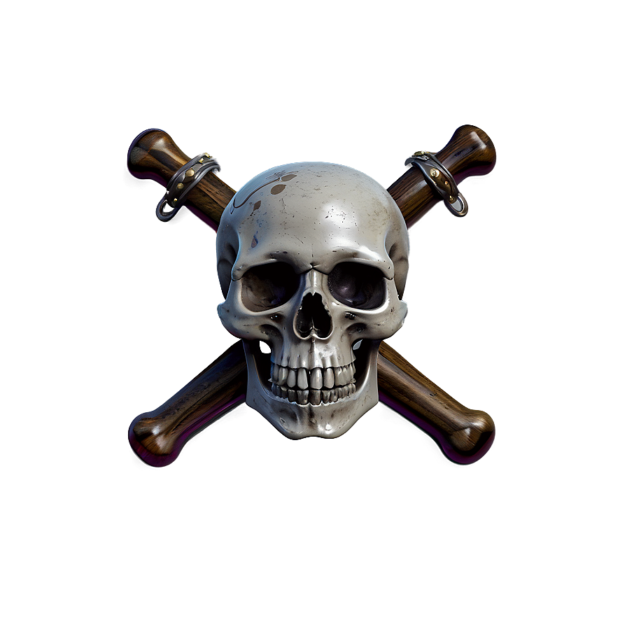 Pirate Themed Skull Png 06122024