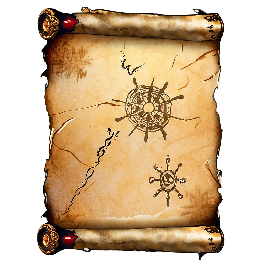 Pirate Treasure Map Png 88