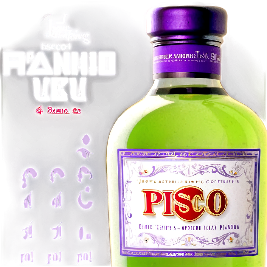 Pisco Bottle Png 05242024