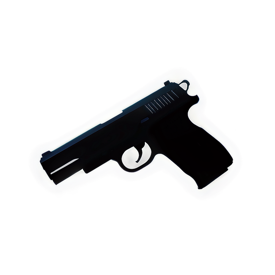 Pistol Silhouette Png 12