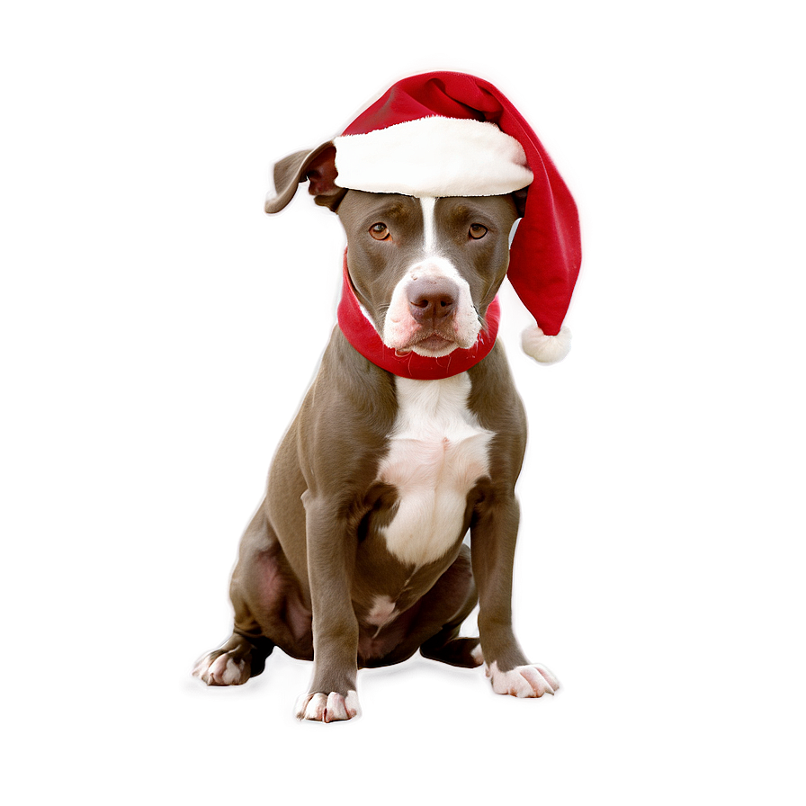 Pitbull Christmas Png 32