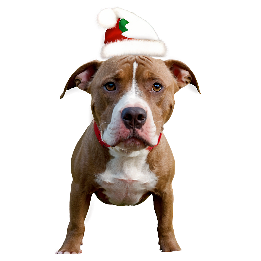 Pitbull Christmas Png 56