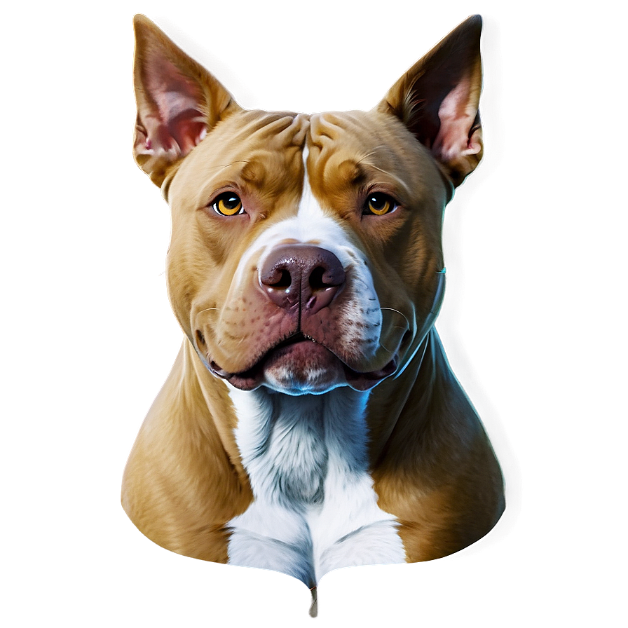 Pitbull Dog Head Png Yix29