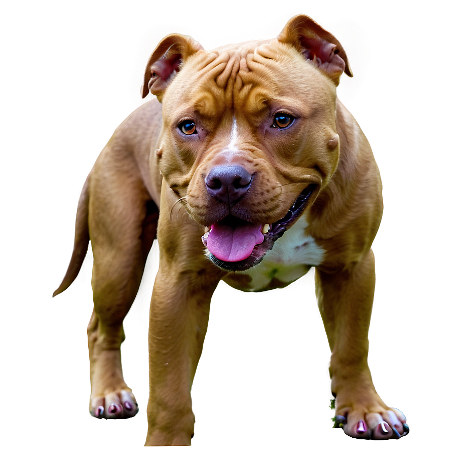 Pitbull In Field Png Jag