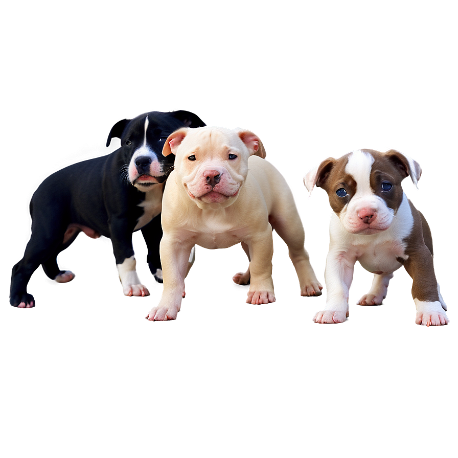 Pitbull With Puppies Png 52