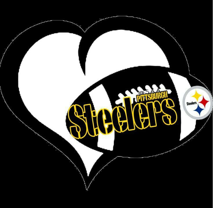 Pittsburgh Steelers Heart Logo