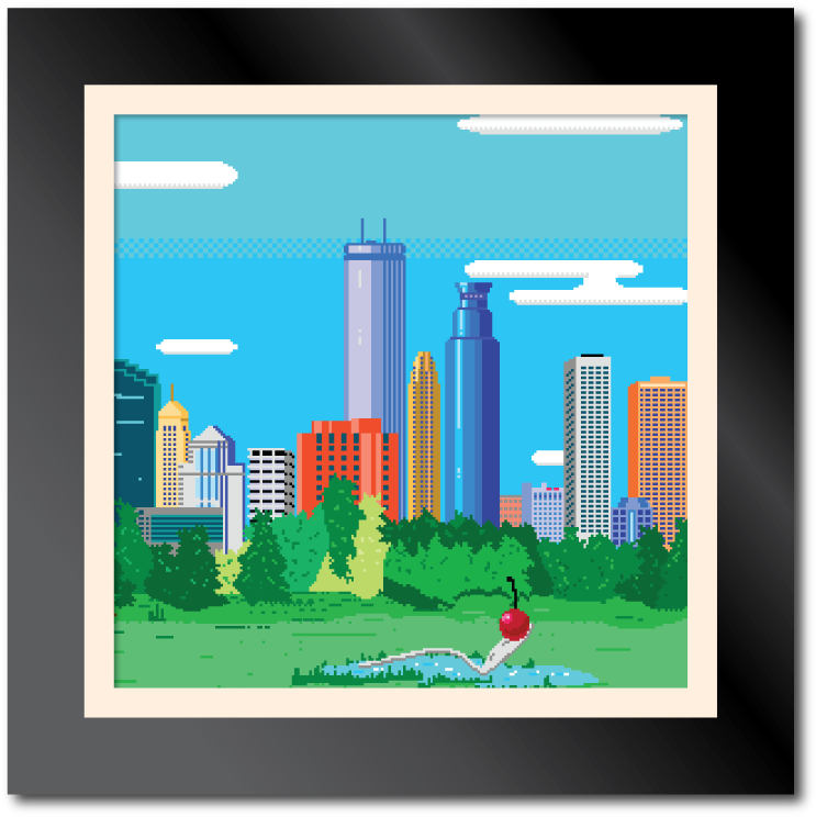 Pixel Art Cityscape