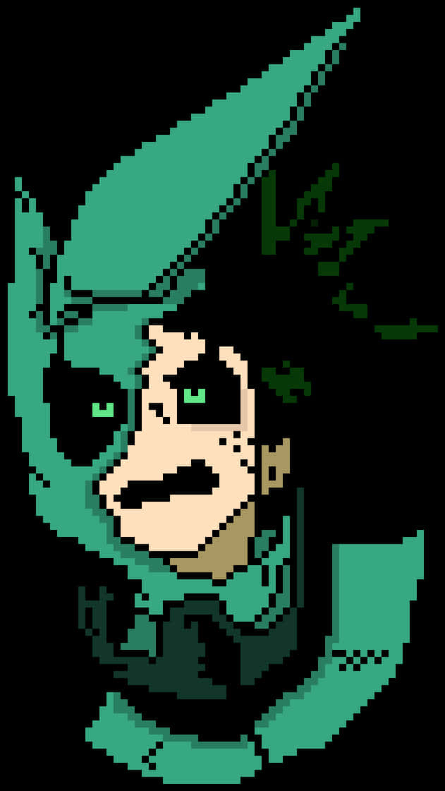 Pixel Art Deku My Hero Academia