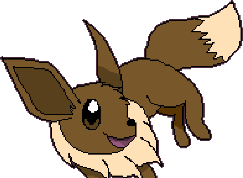 Pixel Art Eevee Pokemon