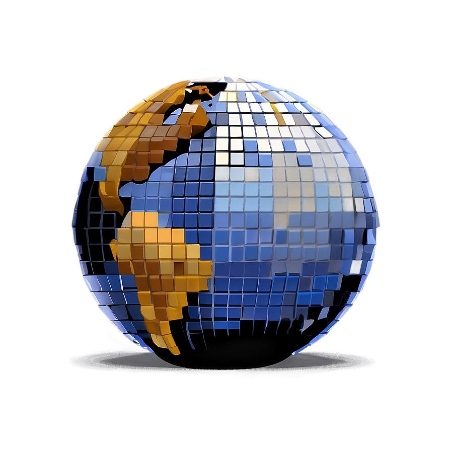 Pixel Art Globe Png Ban84