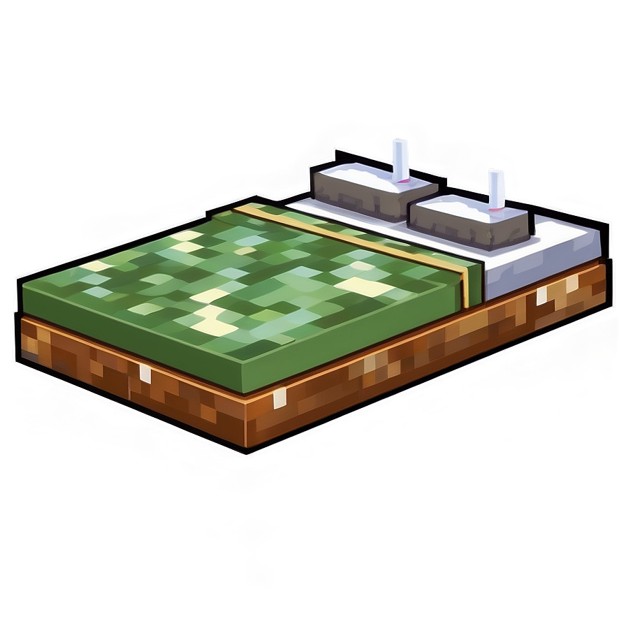 Pixel Art Minecraft Bed Png 53