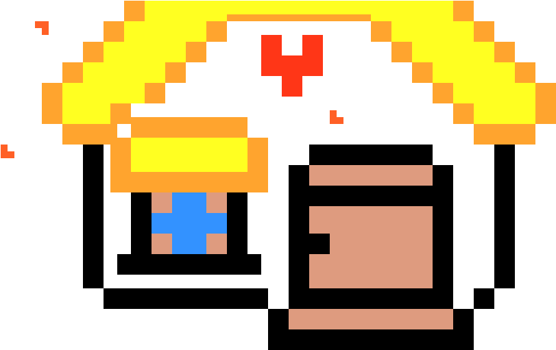 Pixel Art Nurse Character