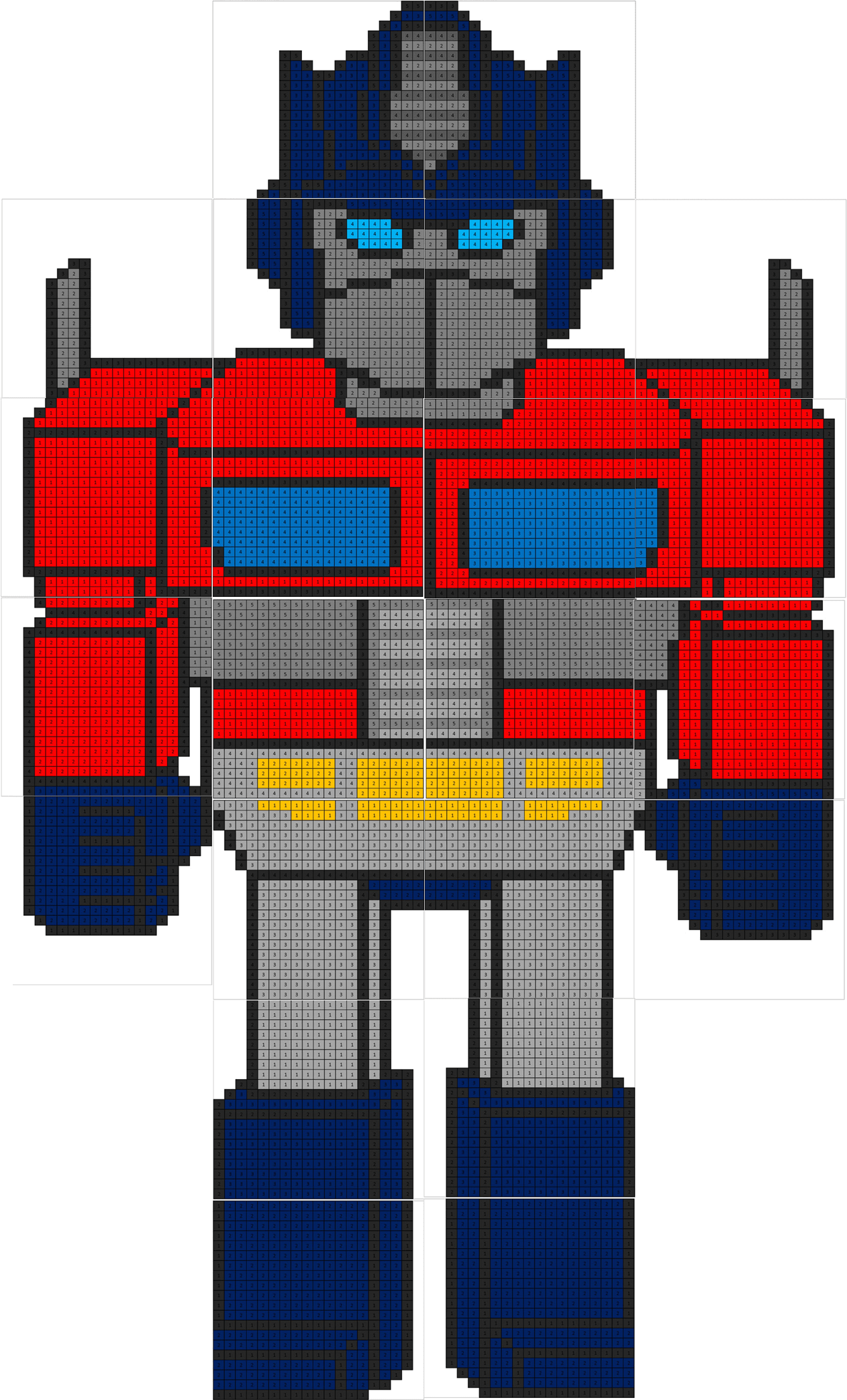 Pixel Art Optimus Prime