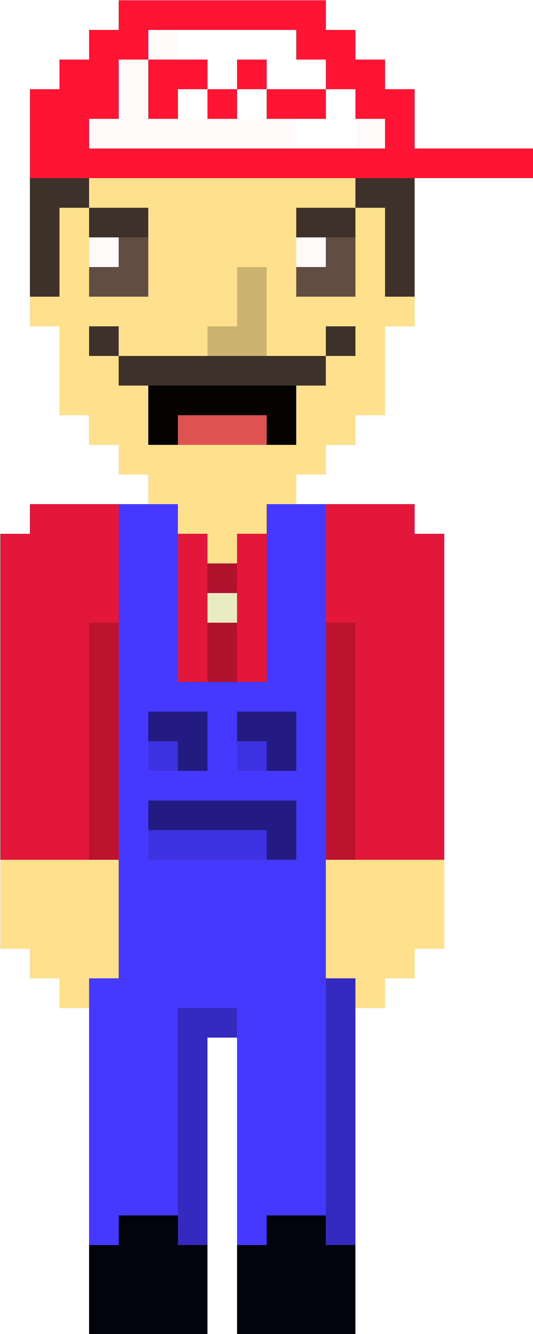 Pixel Art Plumber Hero