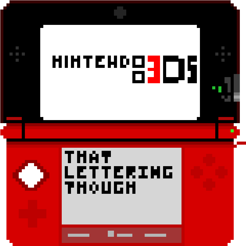 Pixel Art Red Handheld Game Console