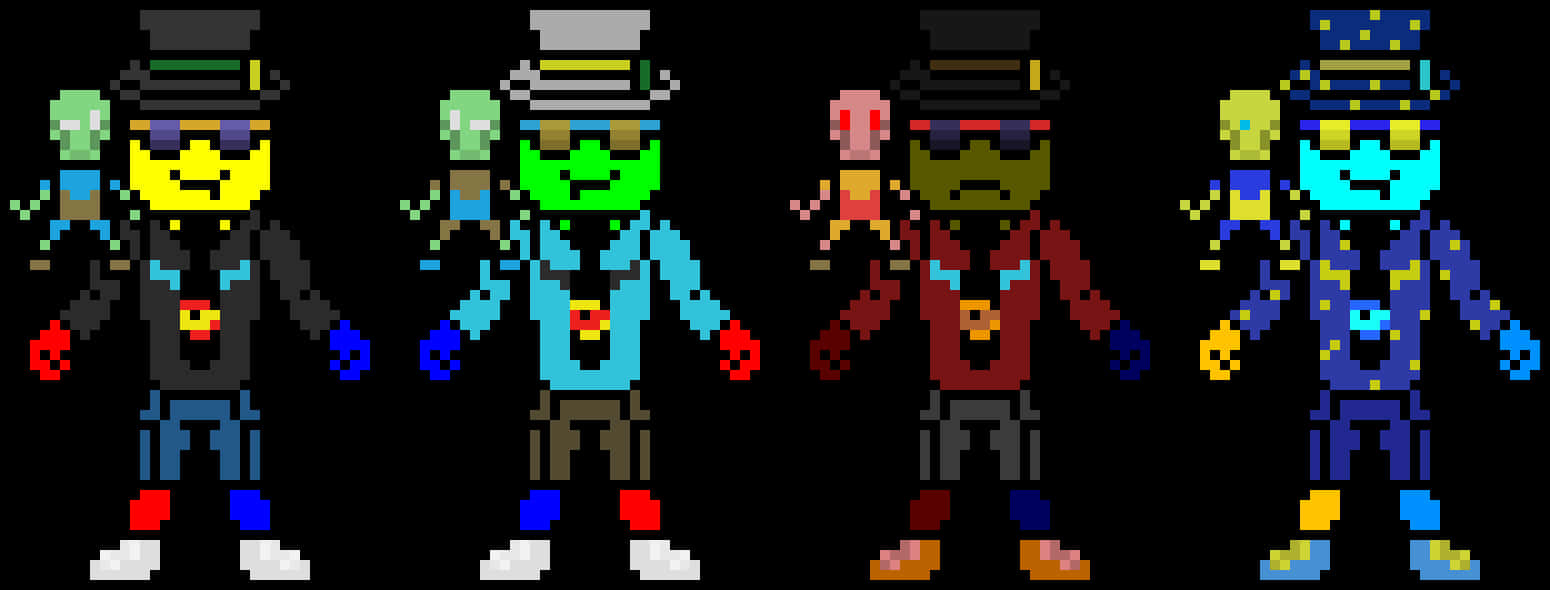 Pixel Art Roblox Characters