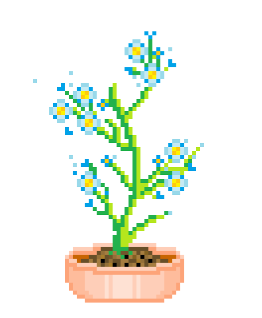 Pixel Flower Pot