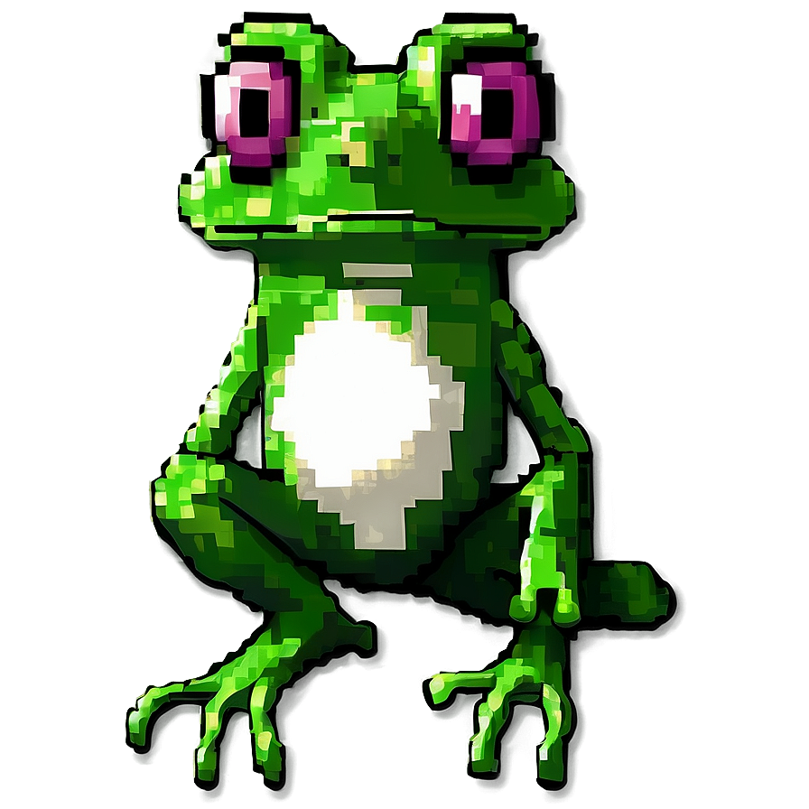 Pixel Frog Sprite Png Xfb42