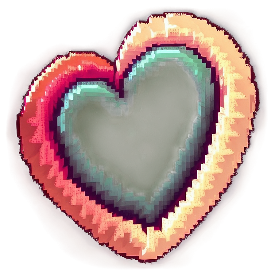 Pixel Heart Background Png Dkh