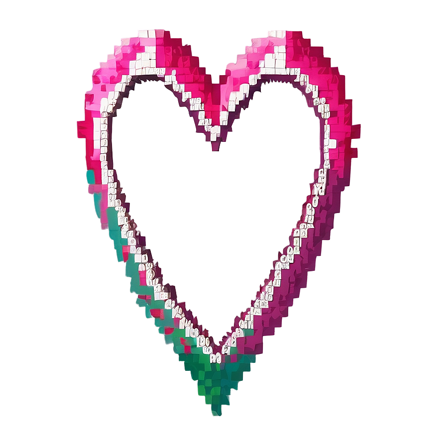 Pixel Heart Background Png Kpx73