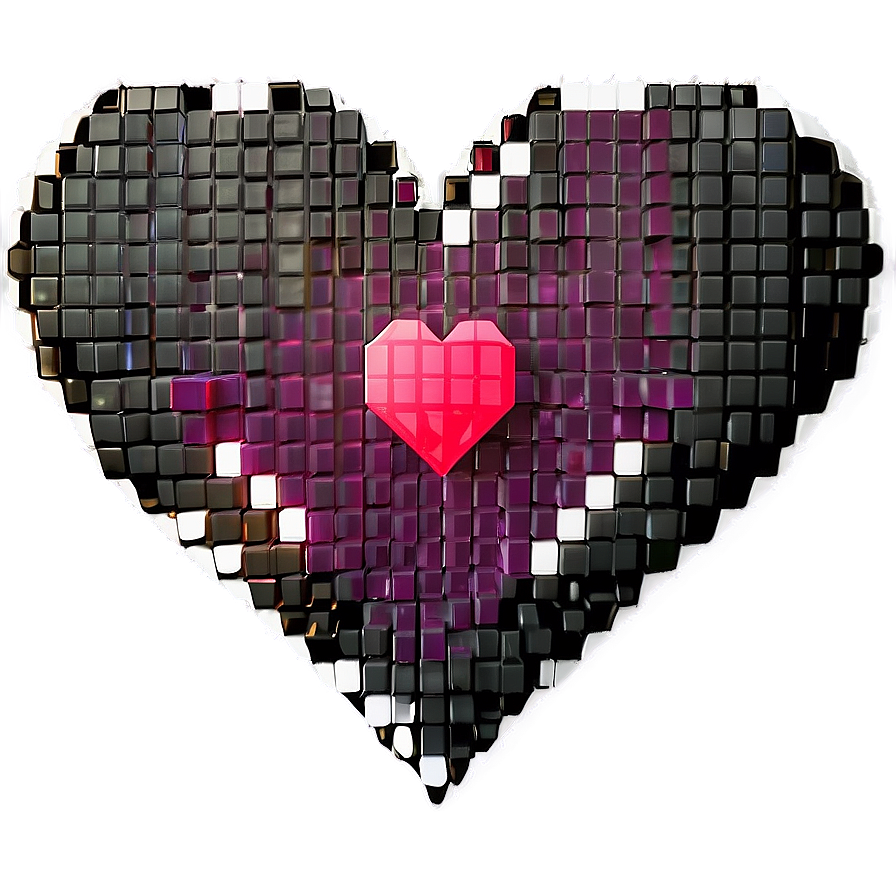 Pixel Heart Logo Png 05252024