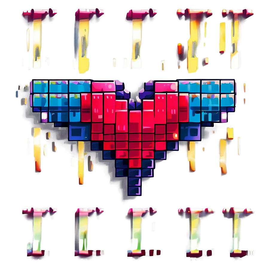 Pixel Heart Logo Png Piy