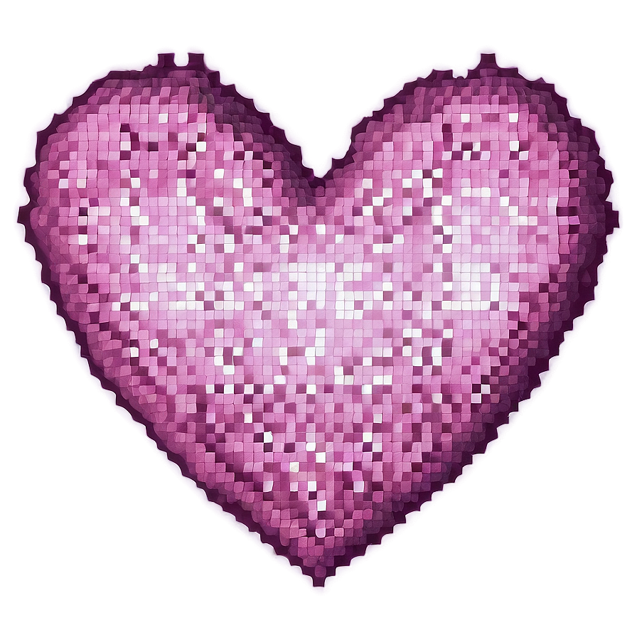 Pixel Heart Sticker Png Ffy58