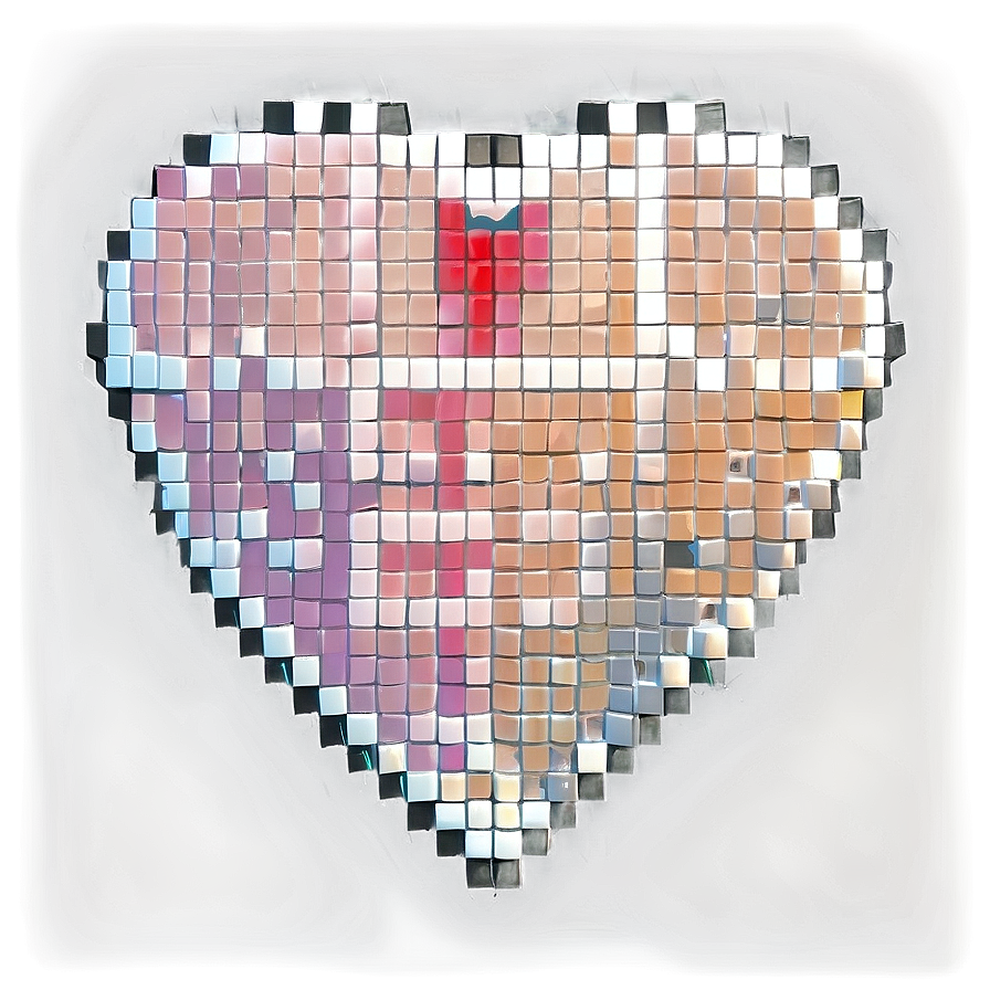 Pixel Heart Symbol Png Thx97