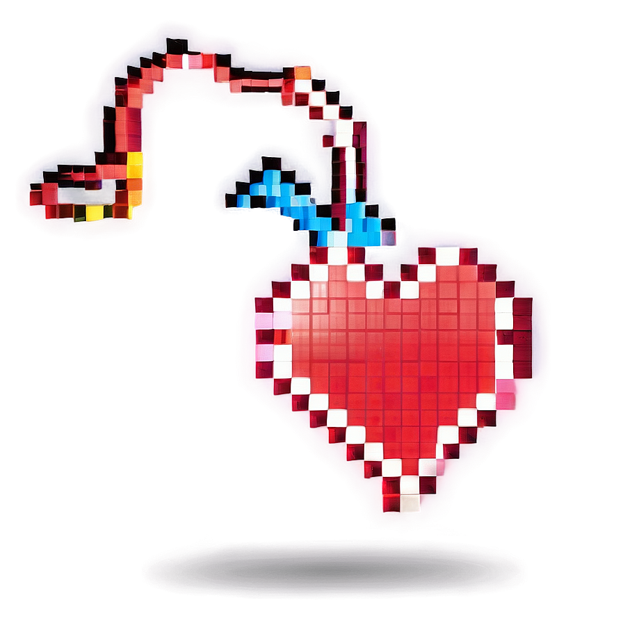 Pixel Heart Wallpaper Png Vip